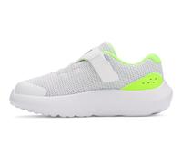Under Armour - Tennis per bambini con chiusura alternativa, (102) Bianco/Hyper Green/Black, 16.0 cm