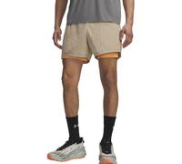 Under Armour Trail Run Lined 5in M - pantaloni trail running - uomo Beige/Orange S