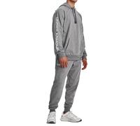 Under Armour Tuta da Uomo con Cappuccio Rival Grigia Taglia L Codice 1379768-025 Grigio
