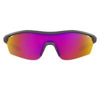 Under Armour Ua 7001/s Occhiali Da Sole Donna Grigio Mascherina Rosso 99mm