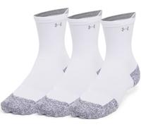 Calze Under Armour ArmourDry® Run Cushion Mid-Crew unisex - Confezione da 3 paia Bianco / Bianco / Riflettente S