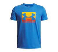 Under Armour UA B Boxed Sports Update SS - Atlantide Blu / / Arancio eccedente - YMD, Blu Atlantide / / Arancio eccedente, 140/150 cm