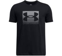 Maglia a maniche corte Under Armour Boxed Sports da ragazzo Nero / Pitch Grigio YMD (137 - 149 cm)