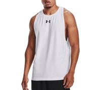 Under Armour Baseline Cotton Tank maglia da basket da uomo bianco/nero/nero (XXL)