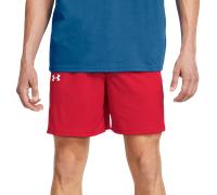 Under Armour Pantaloncini UA Baseline Short da uomo 18 cm (7") con tasche Rosso/Bianco M