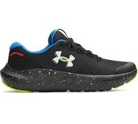 Scarpe da corsa Grade School Under Armour Surge 4 da ragazzo Nero / High Vis Giallo / Bianco 35.5