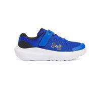 Under Armour UA BPS Surge 4 AC, Scarpa da Corsa Bambini e Ragazzi, Team Royal Nero Nero, 35 EU
