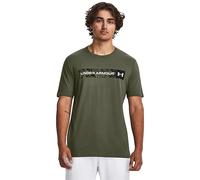 Maglia a maniche corte Under Armour Camo Chest Stripe da uomo Marine OD Verde / Nero / Bianco M