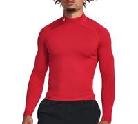 Under Armour UA CG Armour Comp Mock-RED Magliette a maniche lunghe XXL Rosso