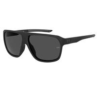 Under Armour Ua Dominate Occhiali Da Sole Unisex Nero Squadrato Grigio 62mm
