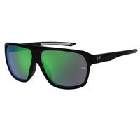 Under Armour Ua Dominate Occhiali Da Sole Unisex Nero Squadrato Verde 62mm