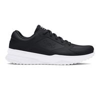 Under Armour UA Edge Lthr, Scarpa da Allenamento Uomo, Black/Black/White, 44.5 EU