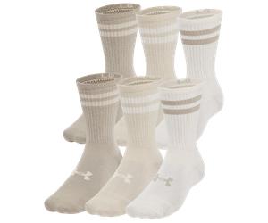 Under Armour UA Essential 6pk Crew Calze XL Marrone