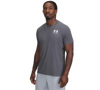 Under Armour UA HeatGear Fitted SS - Castlerock / / Bianco - MD