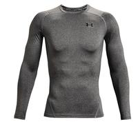 Under Armour Heatgear Comp Manica Lunga Uomini-Antracite,Nero in antracite, Taglia: XXL