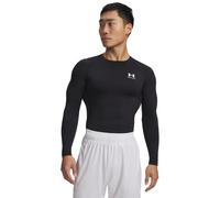 Under Armour Ua Hg Armour Comp Ls Maglietta a maniche lunghe, Nero, M Uomo