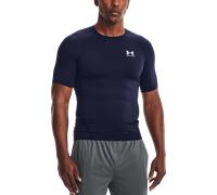 T-shirt Under Armour HeatGear Compression manica corta blu scuro bianco - M