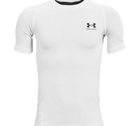 Under Armour UA HG Armour SS Magliette YXL Bianco