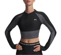 Under Armour UA HG Rib 1/4 Zip Magliette a maniche lunghe L Nero