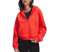 Under Armour Icon Fleece Halfzip Felpa con cappuccio Donna - rosso, rosso