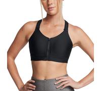 Under Armour Infinity Zip 2.0 High Support Sports Top Nero L / A-C Donna