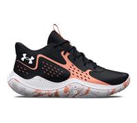 Under Armour UA Jet '23, Scarpa da Basket Unisex - Adulto, Black Bubble Peach White, 41 EU