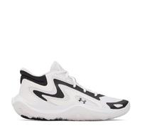 Under Armour UA Jet '25, Scarpe da Ginnastica Unisex-Adulto, Bianco Nero Nero, 43 EU