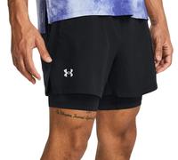 Under Armour Launch 5 Inch 2 - in 1 Pantaloncini Da Corsa Uomini Nero