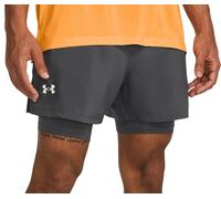 Under Armour Launch 5in 2-in-1 Shorts Grigio S Uomo