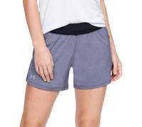 Pantaloncini da tennis da donna Under Armour Women's UA Launch SW Go Long Shorts - Grigio XS