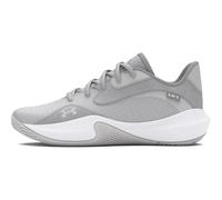 Under Armour UA Lockdown 7 Low, Scarpa da Basket Unisex-Adulto, Halo Gray/Distant Gray, 44.5 EU