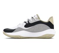 Under Armour UA Lockdown 7 - Scarpe da Basket Basse da Uomo, Bianco Limo Bianco, 42 EU