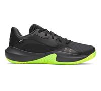 Under Armour UA Lockdown 7 - Scarpe da Basket Basse da Uomo, Nero Nero Metallico Nero, 45.5 EU