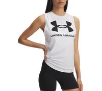 Under Armour Live Sportstyle Graphic Sleeveless T-shirt Bianco XS Donna