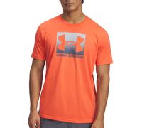 Maglia a maniche corte Under Armour Boxed Sports da uomo Fire / Mod Grigio S