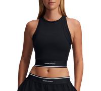 Top da donna Under Armour Meridian Rib Branded Tank Taglia: M / Colore: nero
