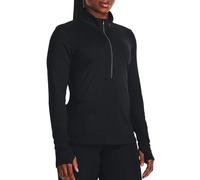 Under Armour Qualifier Run Half - Zip Manica Lunga Donna Nero