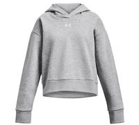 Under Armour UA Rival Fleece Crop Hoodie Felpe con cappuccio YLG Grigio