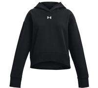 Under Armour UA Rival Fleece Crop Hoodie Felpe con cappuccio YXS Nero