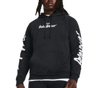 Under Armour UA Rival Fleece Graphic HD-BLK Felpe con cappuccio XXL Nero