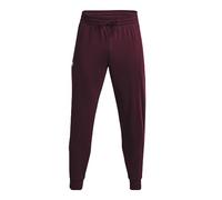 Under Armour UA Rival Fleece Joggers, Pantaloni da Tuta Uomo, Marrone Scuro / / Bianco, M/L