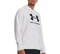 Under Armour UA Rival Fleece Logo HD-WHT Felpe con cappuccio L Bianco