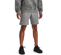 Shorts Under Armour Rival Fleece da uomo Castlerock Light Heather / Bianco L