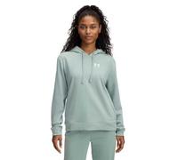 Under Armour Felpa con cappuccio UA Rival Terry Verde Silice/Bianco S Donna
