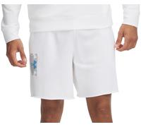 Under Armour Rival Terry Logo 8´´ Shorts Bianco S Uomo