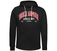 Under Armour Felpa con cappuccio UA Rival Try Athlc Dept HD Fleece da uomo Nero L
