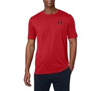 Maglietta Under Armour Sportstyle Left Chest SS da uomo rosso/nero (XL)