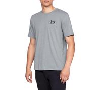 Under Armour UA Sportstyle LC SS Maglietta, Steel Light Heather, M Uomo