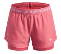 Under Armour UA Tech Play Up 2n1 Short Shorts con slip M Rosa