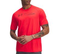 T-shirt Under Armour Tech Reflective manica corta rosso vivo - L